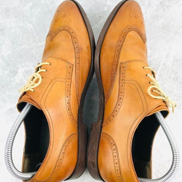Cole Haan Jefferson Grand OS Mens Size 12 Shoes Leather Wingtip Shoes C23795‎ main image 5
